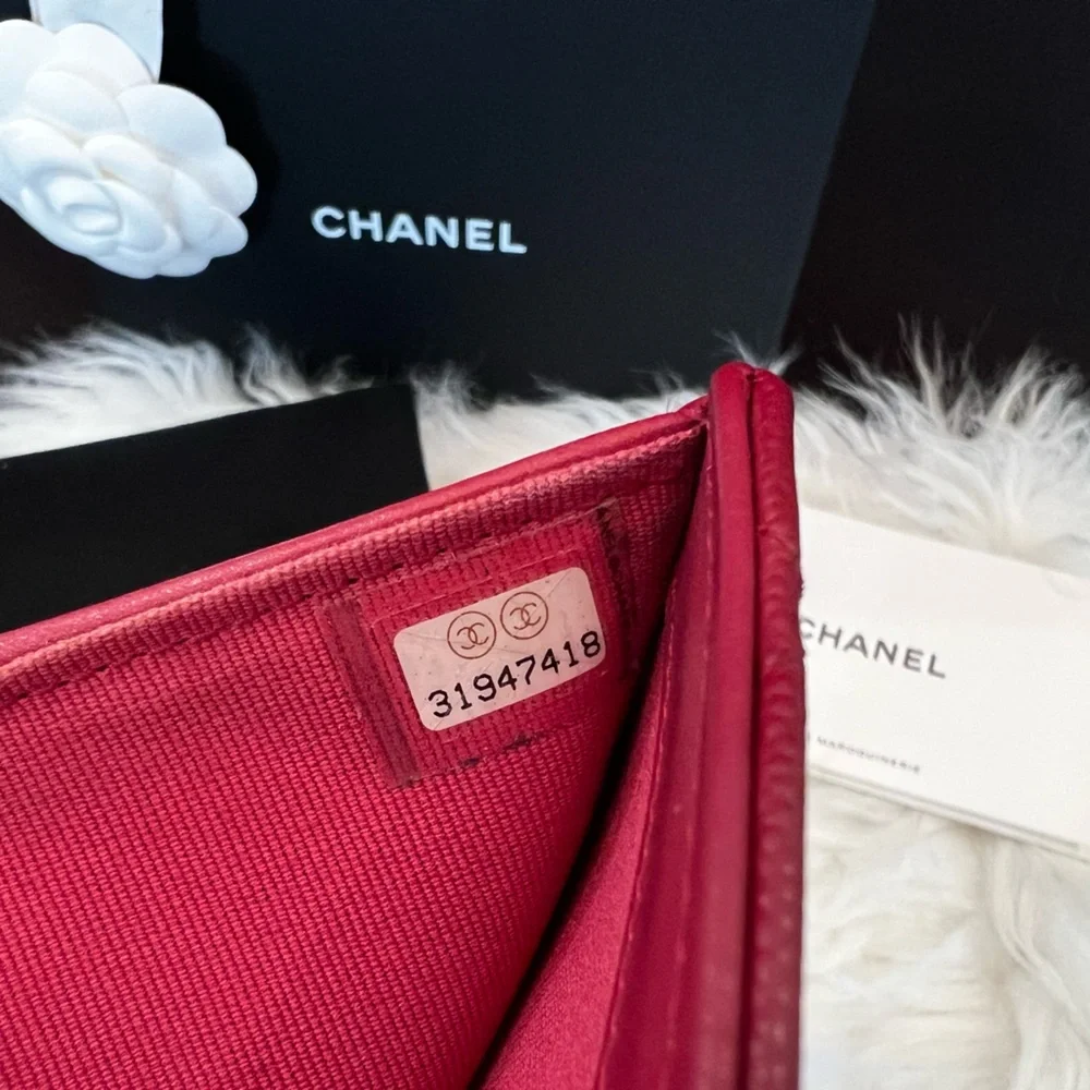 Chanel Quilted Caviar Compact Wallet - Picture 11 of 13